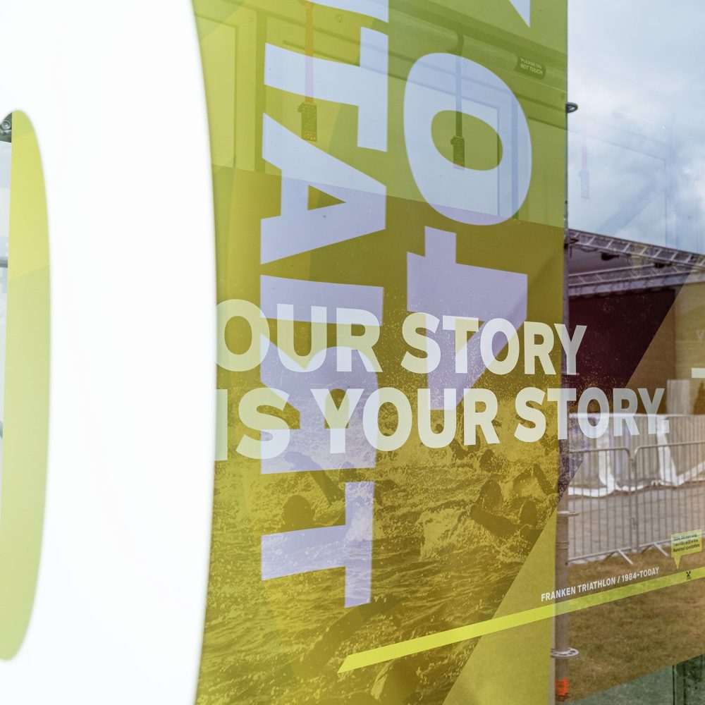 40 Jahre Triathlon Roth, 2024, Toussaint X Teachout, Devin Teachout, Grafikdesign